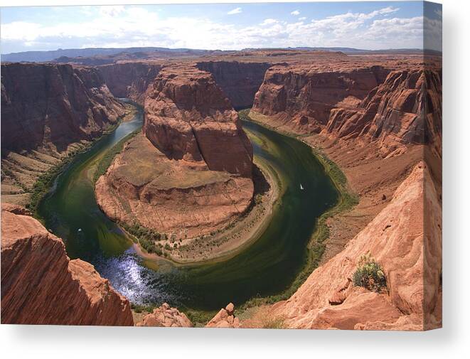 Toughness Canvas Print featuring the photograph Colorado River, Horseshoe Bend by John Elk