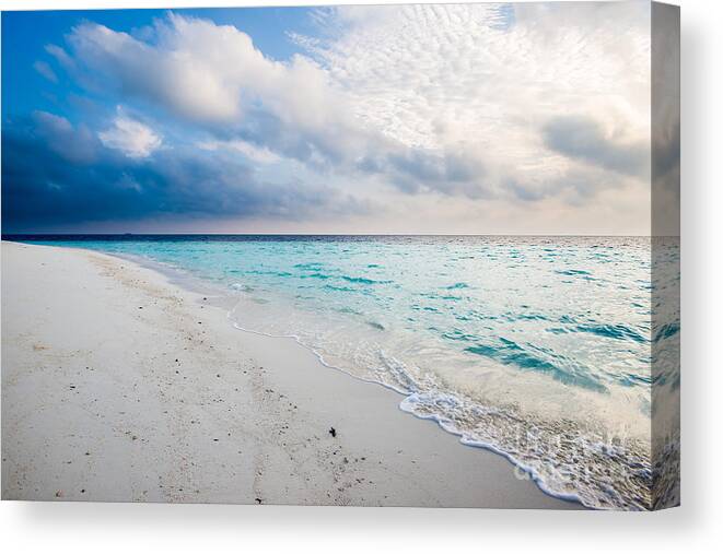 Bahamas Canvas Print featuring the photograph Colors Of Paradise by Hannes Cmarits