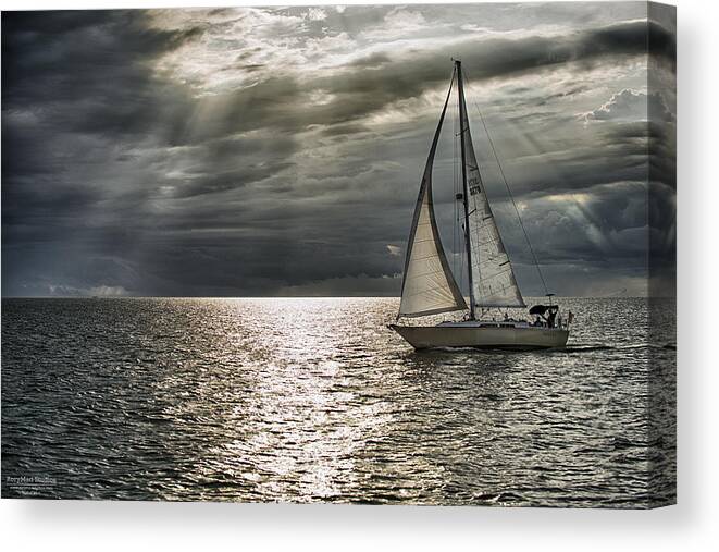 Sailboat Canvas Print featuring the photograph Come Sail Away by Michael White