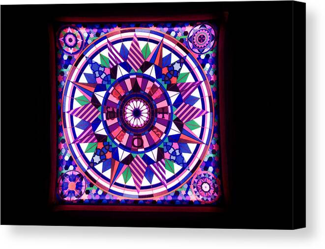 Compass Canvas Print featuring the digital art Compass by Photographic Art by Russel Ray Photos