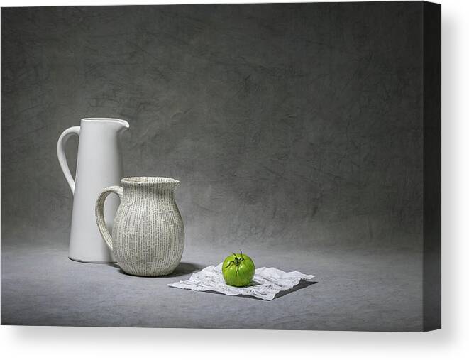 Contemporary Canvas Print featuring the photograph Composition by Christophe Verot