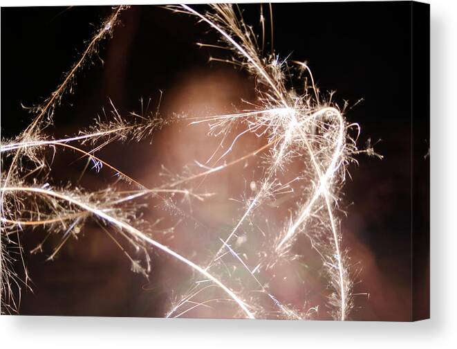 Fireworks Canvas Print featuring the photograph Connection by Adria Trail