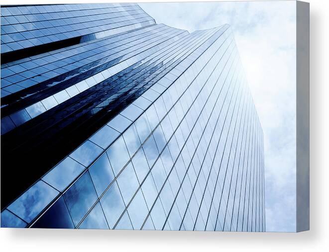 Generic Canvas Print featuring the photograph Contemporary Office Building by Fredfroese