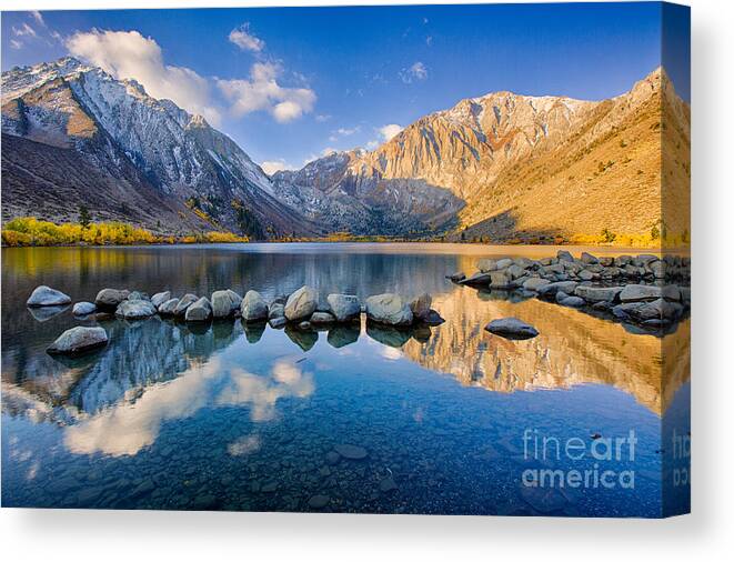 Lake Canvas Print featuring the photograph Convict Lake 2 by Mimi Ditchie