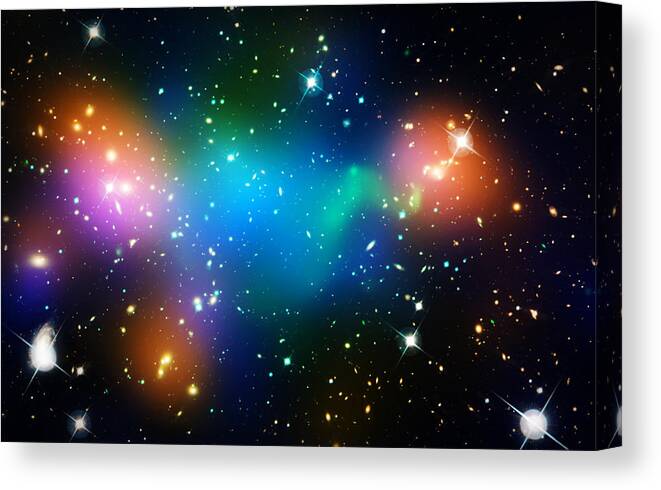 Universe Canvas Print featuring the photograph Cosmic Glow by Jennifer Rondinelli Reilly - Fine Art Photography