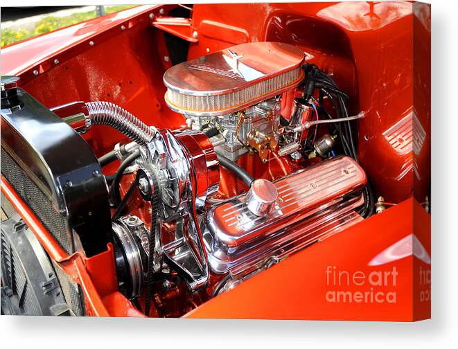 Vintage Canvas Print featuring the photograph Crisp and clean Powerhouse by Brenda Kean