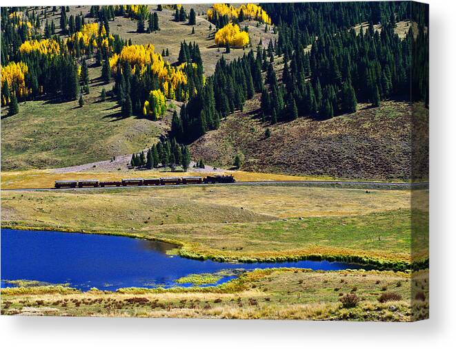 Colorado Photographs Canvas Print featuring the photograph Cumbers And Toltec On The Big S by Gary Benson