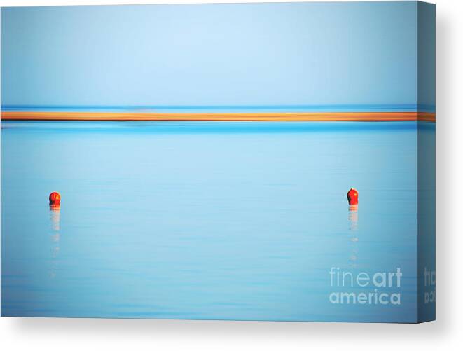 Sea Canvas Print featuring the photograph Dahab - Red Sea by Hannes Cmarits