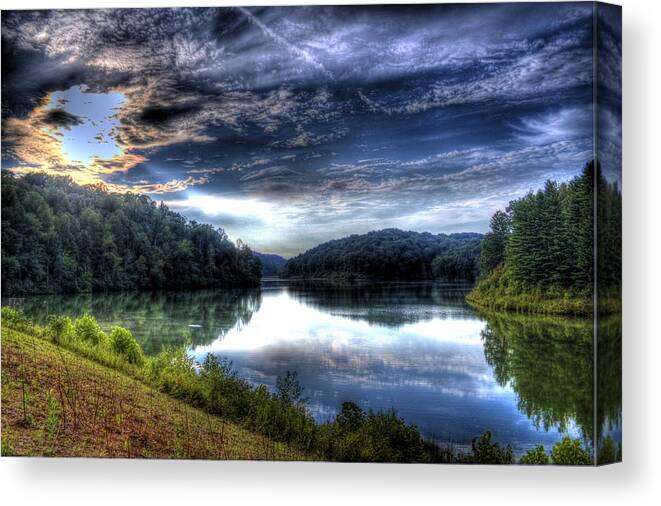 Strouds Canvas Print featuring the photograph Dark Waters by Jonny D