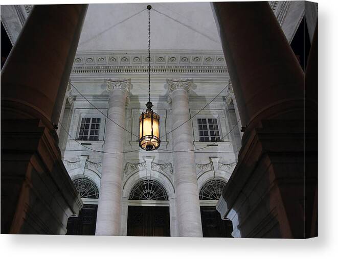 Daughters Canvas Print featuring the photograph Daughters Of The American Revolution -- Constitution Hall by Cora Wandel