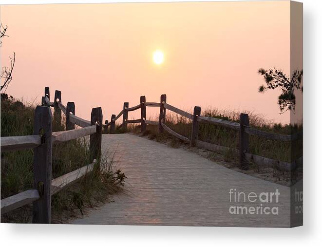 Sunset Canvas Print featuring the photograph Day's End by Jayne Carney