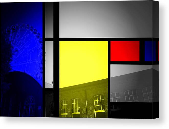 De Stijl Violations 11 - George Oeser Canvas Print featuring the photograph De Stijl Violations 11 by George Oeser