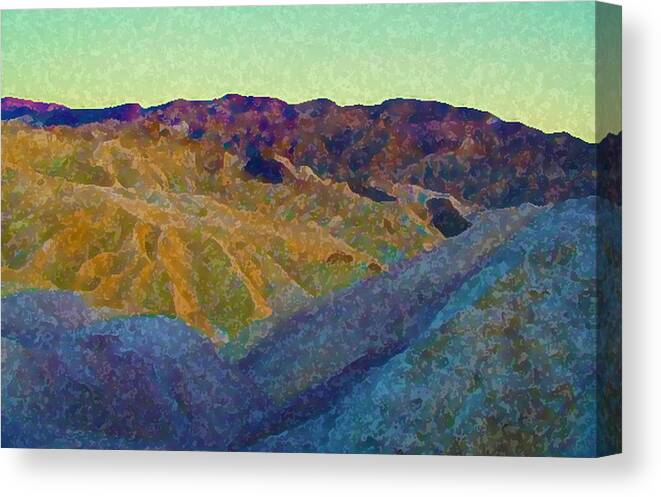 Death Valley Canvas Print featuring the photograph Death Valley by Jessica Levant