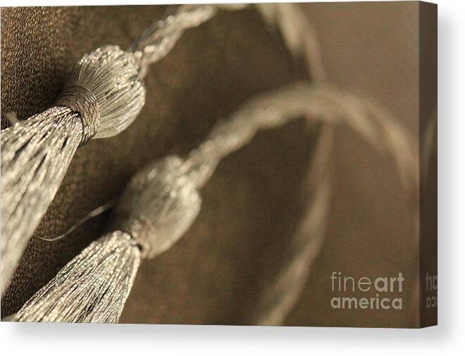  Bind Canvas Print featuring the photograph Decorative Tassel by Amanda Mohler