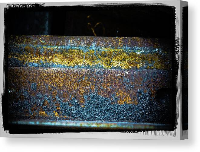 Blue Canvas Print featuring the photograph Deep Rust by Craig Perry-Ollila