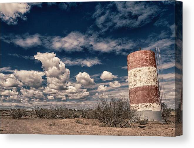 Blue Canvas Print featuring the photograph Desert Spring by Nathan Larson