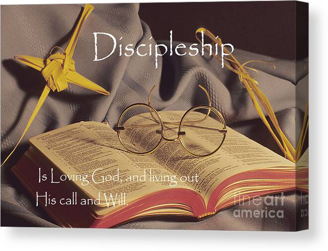 Discipleship Canvas Print featuring the photograph Discipleship by Sharon Elliott