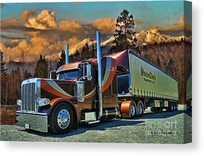 Trucks Canvas Print featuring the photograph Downton's Transport by Randy Harris