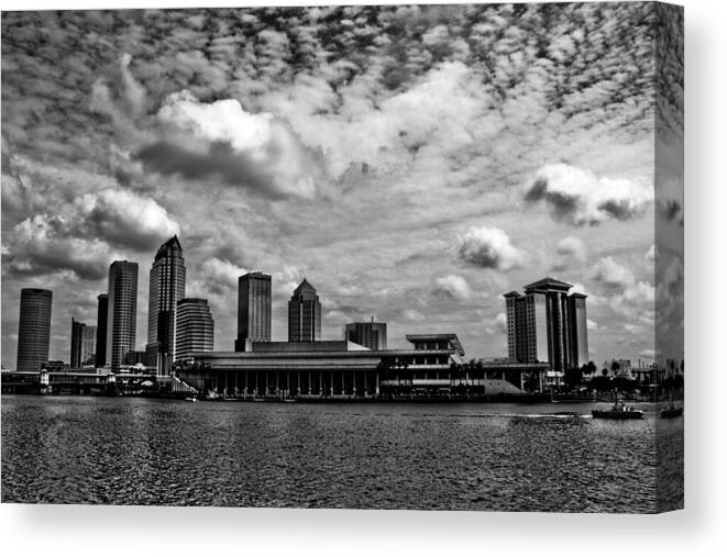 Downtown Canvas Print featuring the photograph Downtown by Chauncy Holmes