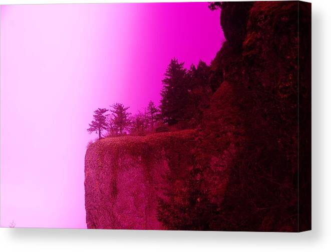 Cliffs Canvas Print featuring the photograph Dream Cliff by Jeff Swan