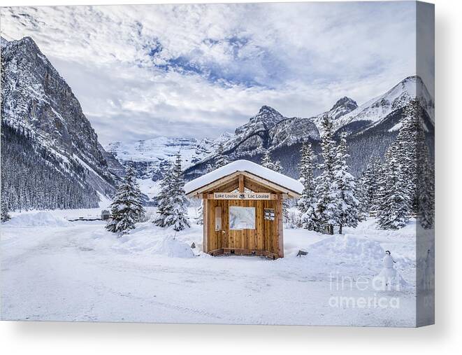 Banff Canvas Print featuring the photograph Dream Factor by Evelina Kremsdorf