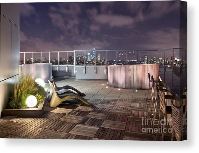 Roof Canvas Print featuring the photograph Dream On Until Tomorrow by Evelina Kremsdorf