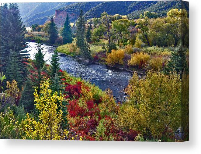 Eagle River Red Canvas Print featuring the photograph Eagle River Red by Jeremy Rhoades