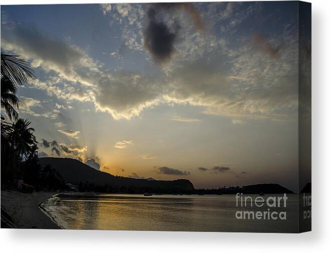 Michelle Meenawong Canvas Print featuring the photograph Early Evening by Michelle Meenawong