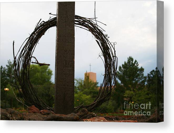 Cross Canvas Print featuring the photograph Easter Morn by Jeanette French