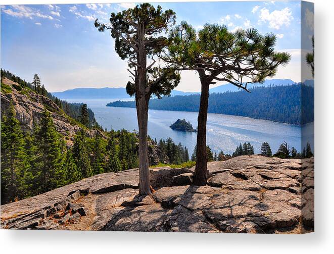 Emerald Bay Canvas Print featuring the photograph Emerald Bay II - Lake Tahoe by Bruce Friedman