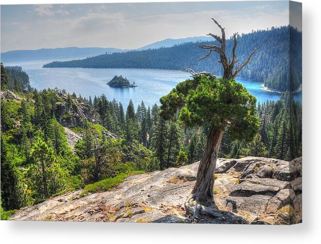 Emerald Bay Canvas Print featuring the photograph Emerald Bay - Lake Tahoe by Bruce Friedman