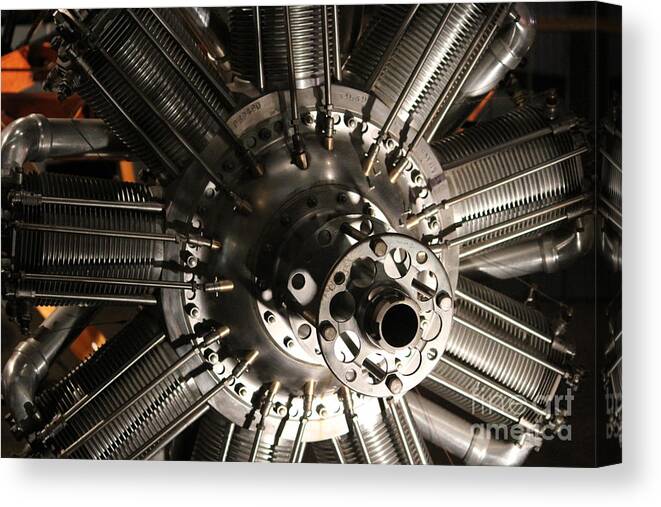 Engine Canvas Print featuring the photograph Engine by Cynthia Snyder