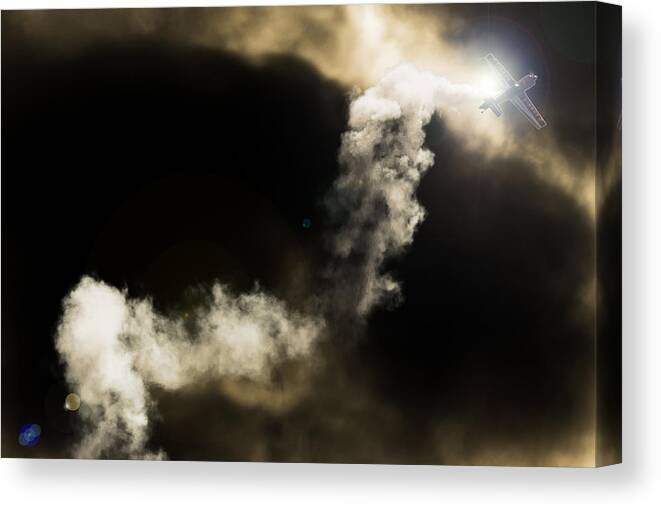 Extra 300 Canvas Print featuring the photograph Extra Cloud II by Paul Job