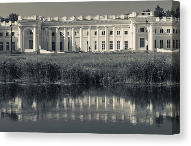 Photography Canvas Print featuring the photograph Facade Of The Alexander Palace by Panoramic Images