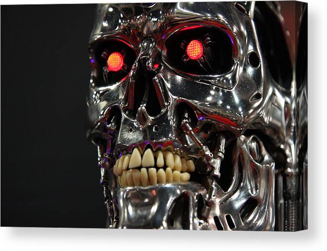 Machine Canvas Print featuring the photograph Face of the machine by Nathan Rupert