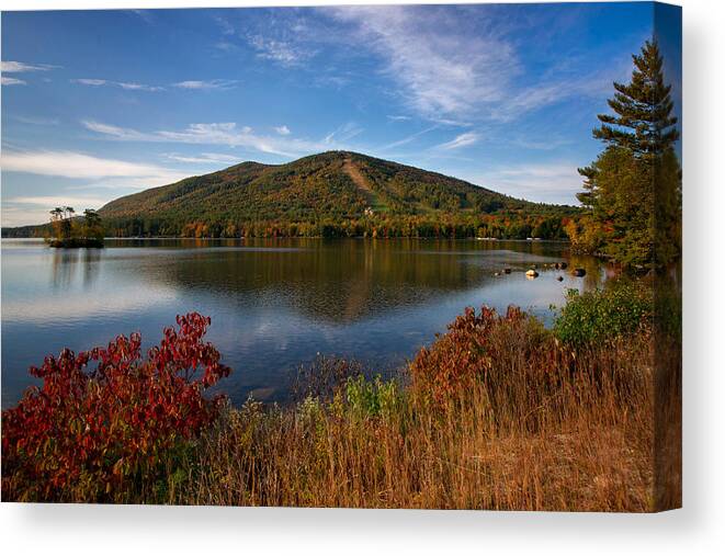 Shawnee Peak Canvas Print featuring the photograph Fall at Shawnee Peak by Darylann Leonard Photography