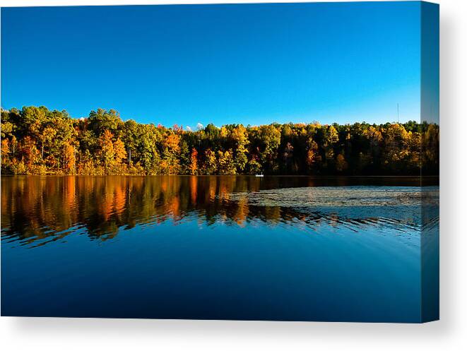 Fall Canvas Print featuring the photograph Fall Fishing by Robert L Jackson