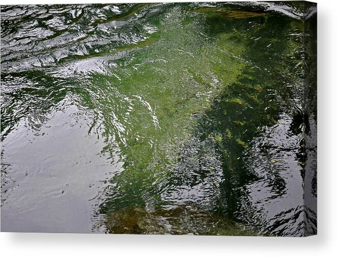 Water Canvas Print featuring the photograph Fall Series 18 by Teri Schuster