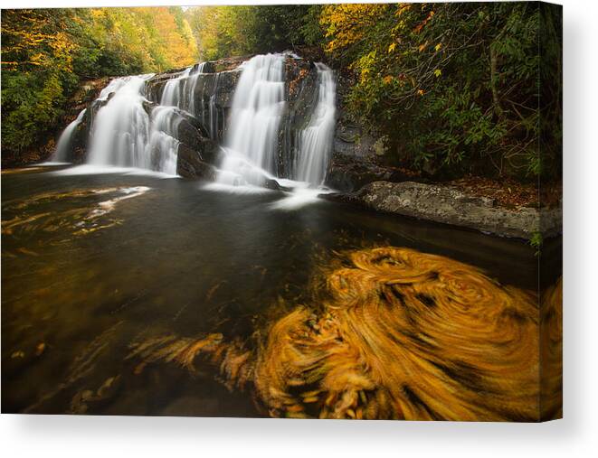 Water Canvas Print featuring the photograph The Swirlpool by Doug McPherson