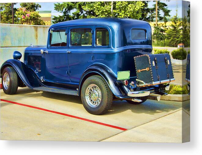 Hot Rod Canvas Print featuring the photograph Family Hauler by Ron Roberts