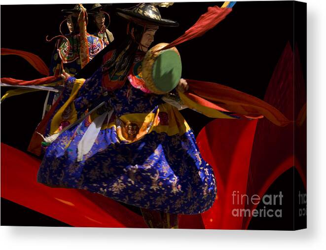 Asia Canvas Print featuring the digital art Fasre faster by Angelika Drake