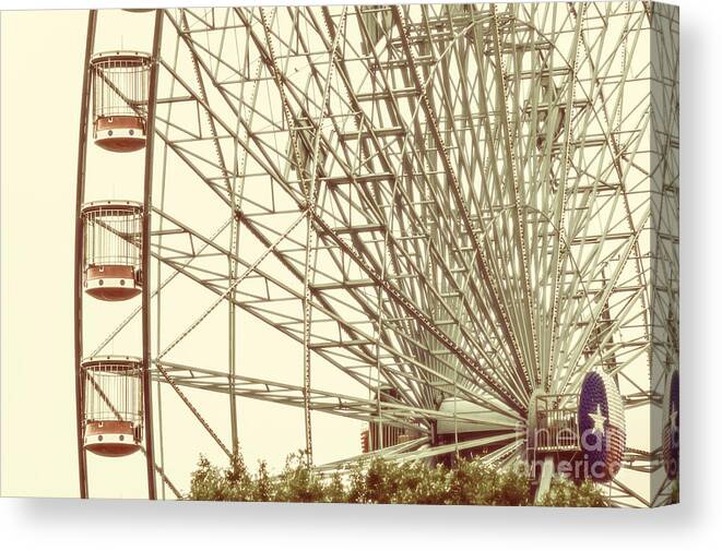 Ferris Wheel Canvas Print featuring the photograph Ferris wheel by Imagery by Charly