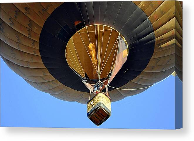 Sports Canvas Print featuring the photograph Fire Up by AJ Schibig