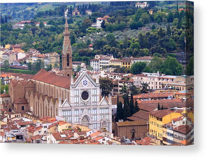 Florence Canvas Print featuring the photograph Firenze -3 by Theresa Ramos-DuVon
