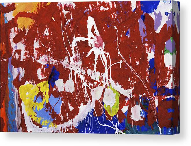 Water Paint Canvas Print featuring the photograph Fish Hook by Richard J Cassato