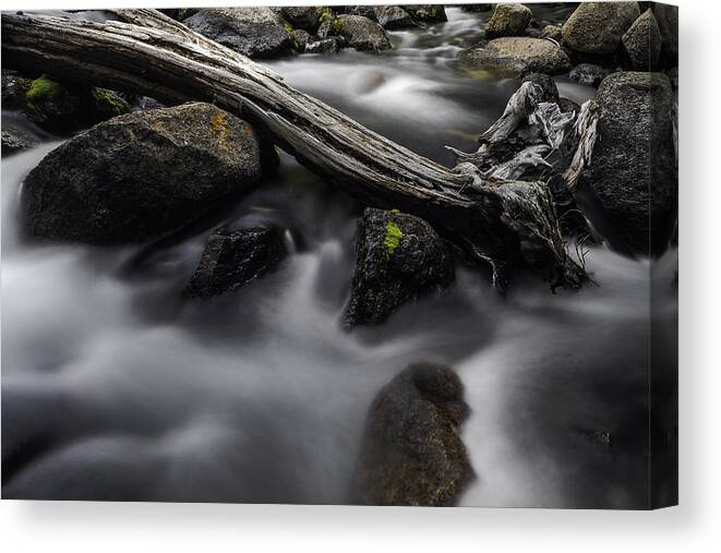 Long Exposure Photography Canvas Print featuring the photograph Flow by Chuck Jason