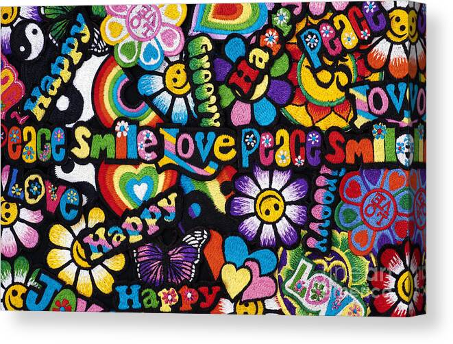 Love Canvas Print featuring the photograph Flower Power by Tim Gainey
