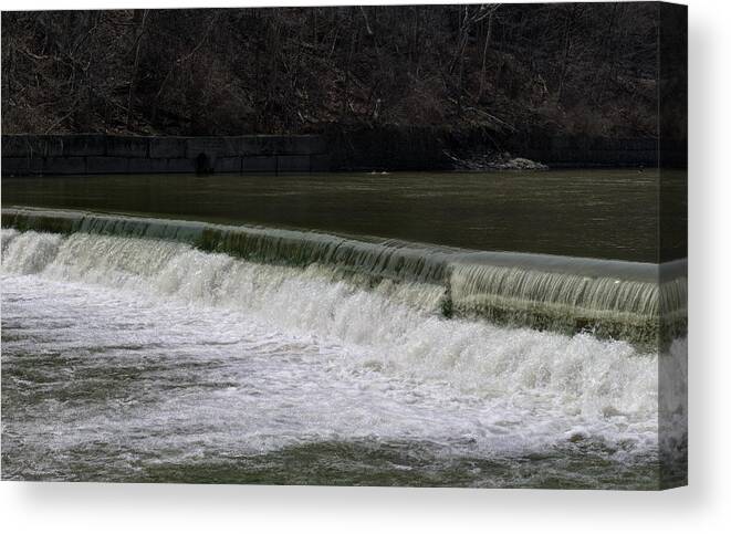 Art Photograph Canvas Print featuring the photograph Flowing River by Nicky Jameson