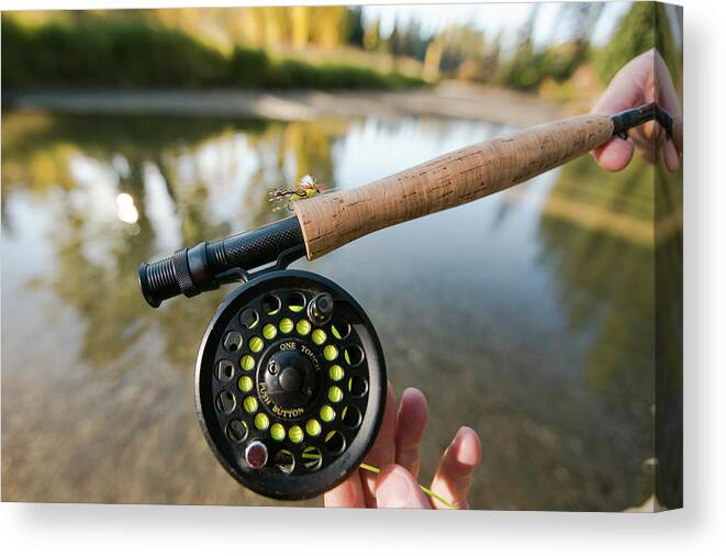 Fly Sitting On Fishing Rod Canvas Print / Canvas Art by Melissa Shelby -  Fine Art America