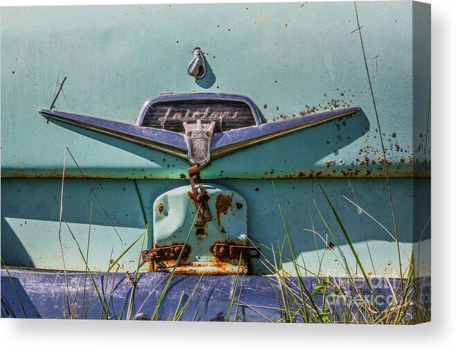 Fairlane Canvas Print featuring the photograph Ford Fairlane by Ashley M Conger